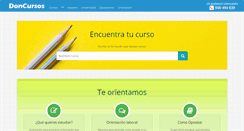 Desktop Screenshot of doncursos.com